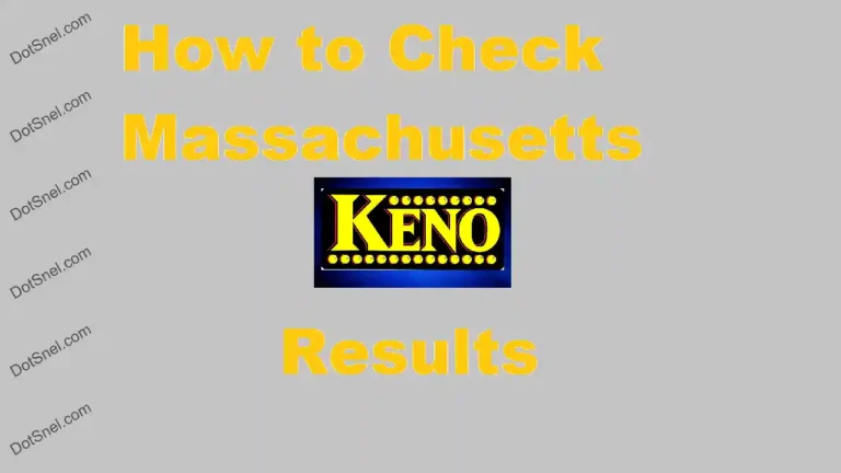 How to Check Massachusetts Keno Results