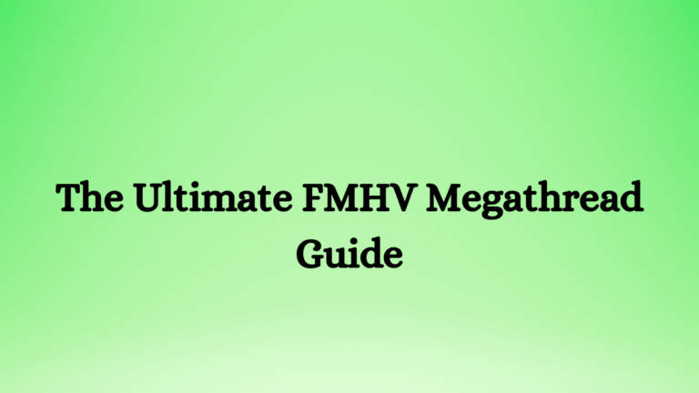 FMHV Megathread